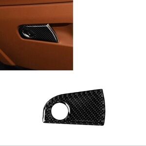 Alfa Romeo Giulia Stelvio Carbon Fiber Interior Glove Box Handle Cover Trim